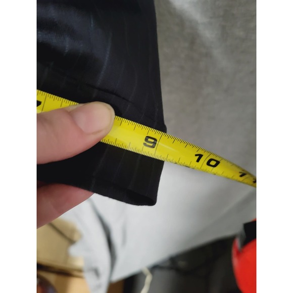 Stafford Pinstripe Suit Jacket 43R Pants 38x30 Prom Homecoming Graduation Event - Picture 9 of 12